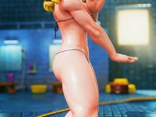 Karin Kanzuki seksowny strój kąpielowy street figther