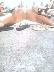 nice ass on the beach