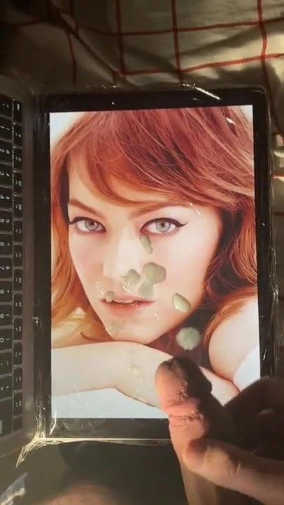 Emma Stone Cum Tribute #1