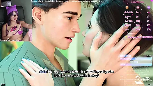 Хентай, одержимая Egirl стонет, громкий чат трахает меня до кричащей оргазмов