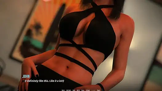 Dominos plajı 8: John'un Fiona'ya flört randevusı teklifi