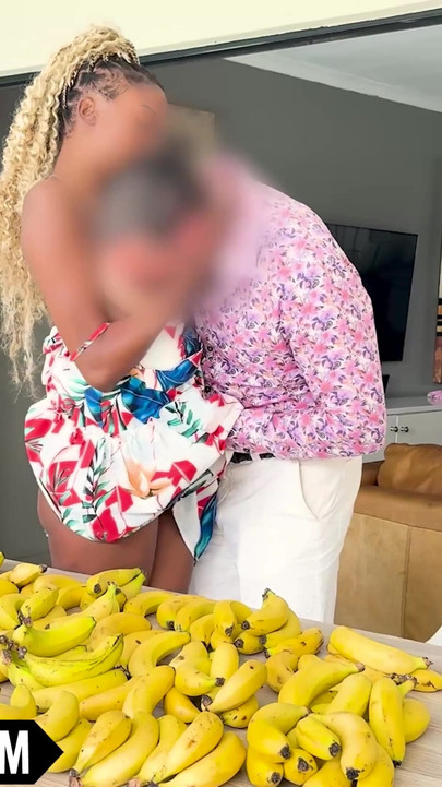 Big Tits Black Teen Drops To Her Knees To Deep Throat Big White Cock POV | Clip 1