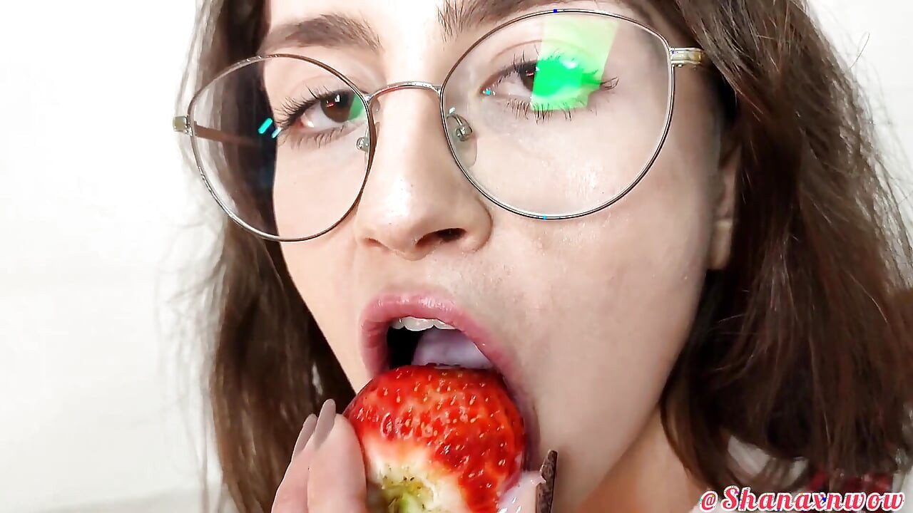 Strawberries with Shana Food Fetish