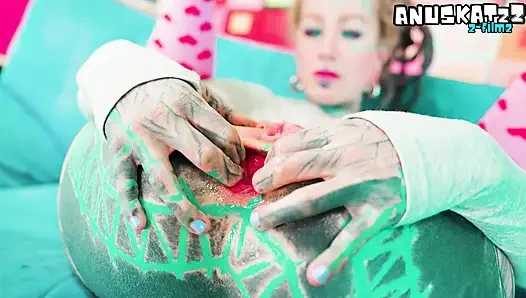 ANAL Loving Alt Pornstar Takes Deep Tattooed Dick – Extreme Gaping Ass