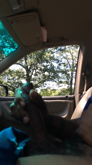 Car jerking BBC cumming
