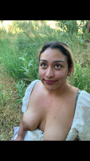 Hiking Trail Blowjob & Cum On Her Face
