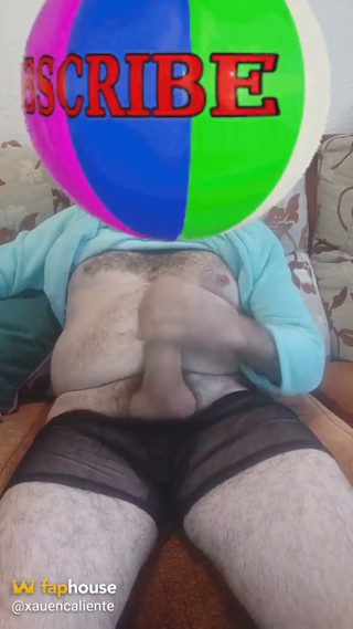 Straw and Huge Cumshot in the Foreground
