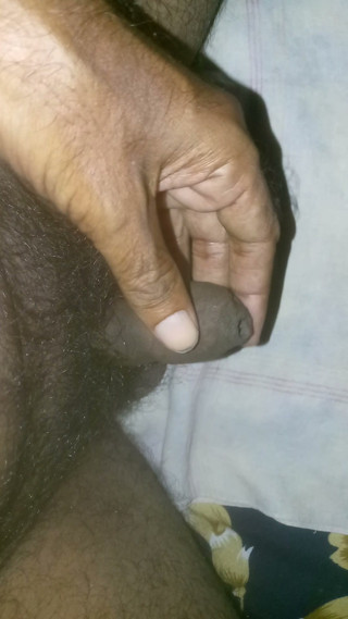 Jerking penis