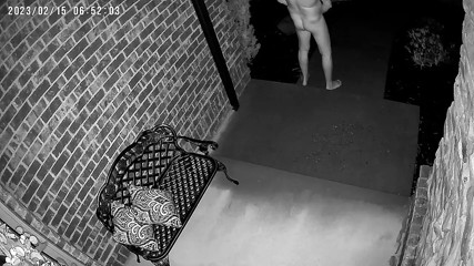 Caught by Front Door Camera