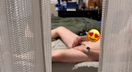 Peeping on Uncle stuck in a closet