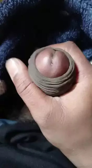 Desi teen boy showing his band dick