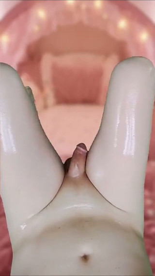 Pretty Delicious Legs Oiled Shiny Skin Soft Tasty Femboy Thighs Smooth Legs Cute Dick Masturbating