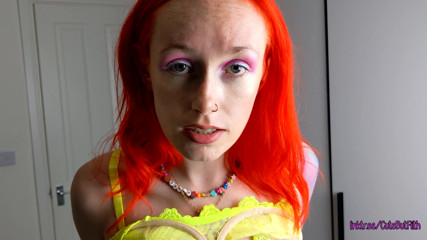 Spit Drenched Tease - Wet and Messy
