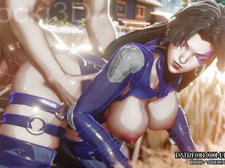 Marvel Rivals – Psylocke Gets Her Pussy POUNDED and CREAMPIED