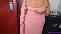 Gulabi Saree and Full of Squirt