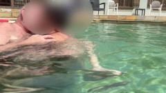 Some Fun by the Pool While the Wife Is Away