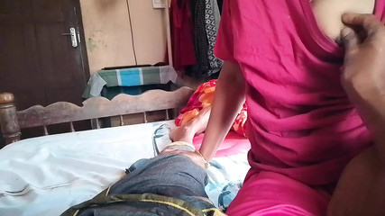 Neha, a nurse in Delhi, sucks her friend's penis and sucks his milk out