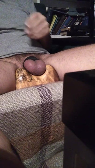 Wooden stand, wooden spatula, wooden bat