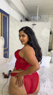 Asian BBW Squirting Playing with Wand & Dildo