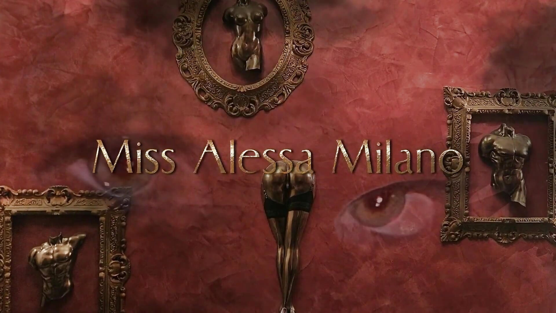 Miss Alessa Milano Red Latex, my Sissy Slut & the BBC