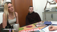 Blonde Whore Answers Casting Call with Stud and Gets Cock on Camera
