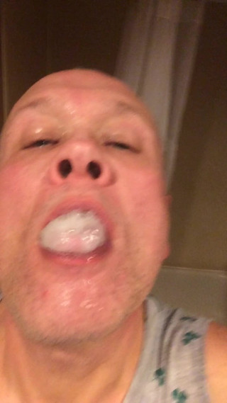 Serious CUM Play With Gulping Swallow CIM