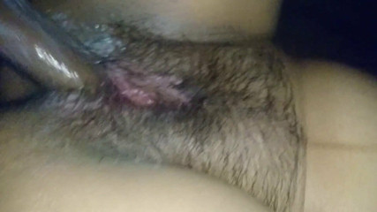 Big black cock in creamy latina pregnant pussy
