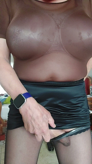 Penis in stockings - 1 thumbnail