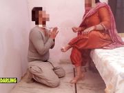 Punjabi Bhabhi's slave bihari fucking her in doggystyle and licking her ass badly