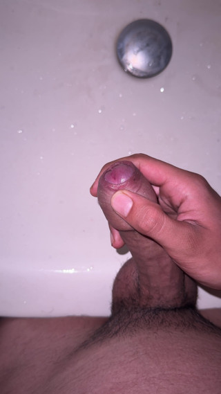 Penis Cumshot in darkroom , big cock masterbation
