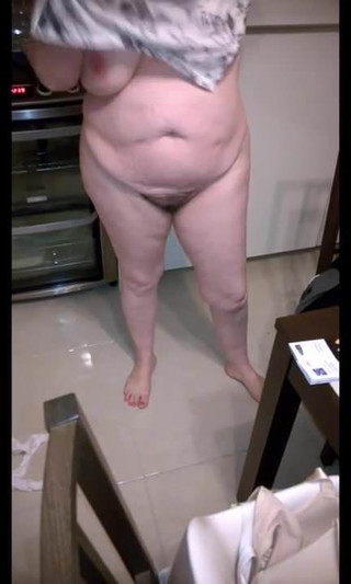 Lisa in the kitchen