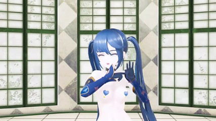 Mona Genshin Impact Hentai Nude Dance MMD 3D - Blue Hair Color Edit Smixix