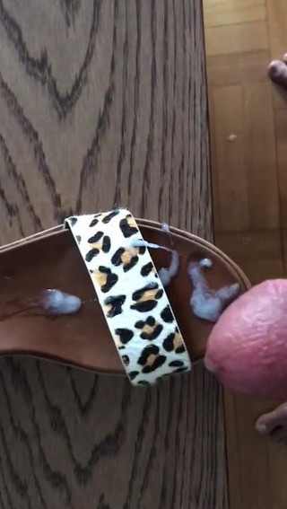 Cumming over shoes