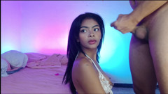 Cum on the face, cum on her face