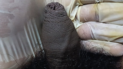 Wife hamd to husband cream pie cuming out thumbnail