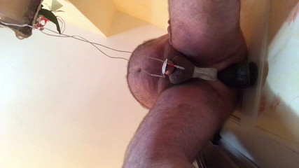 Cumming Handfree With A Black Dildo In My Ass