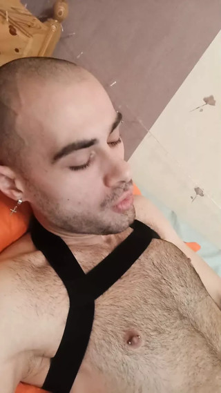 My dick in toy. She makes strange noises. Past 2