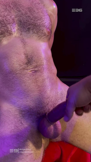 Guy 36 - Edging a Shredded Climber with a 4 Day Load for His First Time leaves him Speechless and Unable to Stand Up