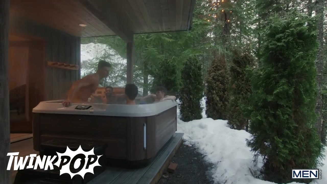 TWINKPOP – Braxton Cruz Gets A Steamy Handjob In The Hot Tub, Then Fucks A Twink's Tight Ass