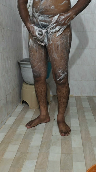 Hot Shower &amp;  Handjob  Solo Bathroom Pleasure - 18+