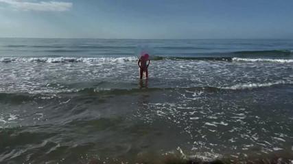 A hotwife and her cuckold on the beach