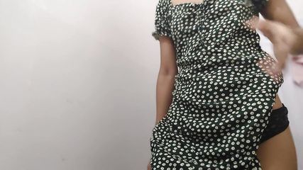 Cute girl getting horny in panties 🥵