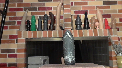 Bobbie fucking a dildo