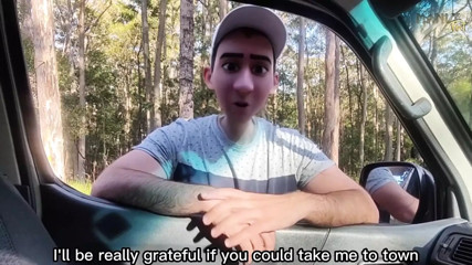 Step Gay Dad "the Hitchhiker" - Roadside Rendezvous