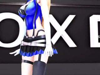 Hentai Mirai Akari Vtuber Undress Dance Mmd 3D Dark Blue Eyes Color Edit Smixix