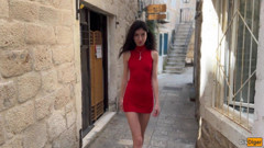 Girl Seduces Stranger on Vacation in Italy and Fucks Him in Hotel - Creampie