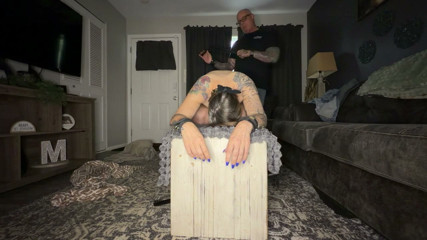 Tied and fucked after training me