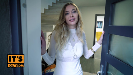 ItsPOV - Horny blonde MILF Polina Maxima fucks around on her husband