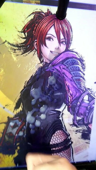 Cumming on Mitsuki (Samurai Warriors 5) until my phone fell