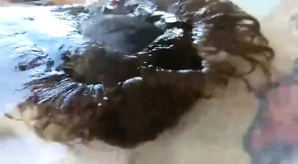 Outdoor Jacuzzi Underwater Blow Job on a Leash